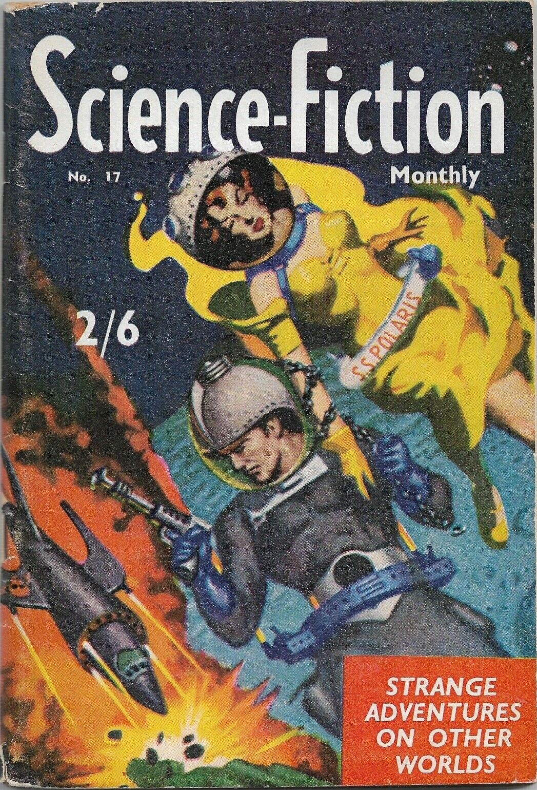 Science Fiction Monthly 17 Pulp Covers
