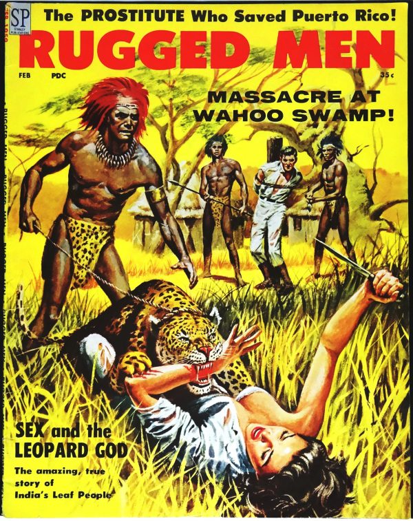 Rugged Men (Feb., 1959). Cover Art by Ray Sternbergh