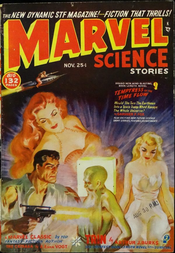 Marvel Science Stories Vol. 3, No. 1 (Nov., 1950). Cover Art by Norman Saunders
