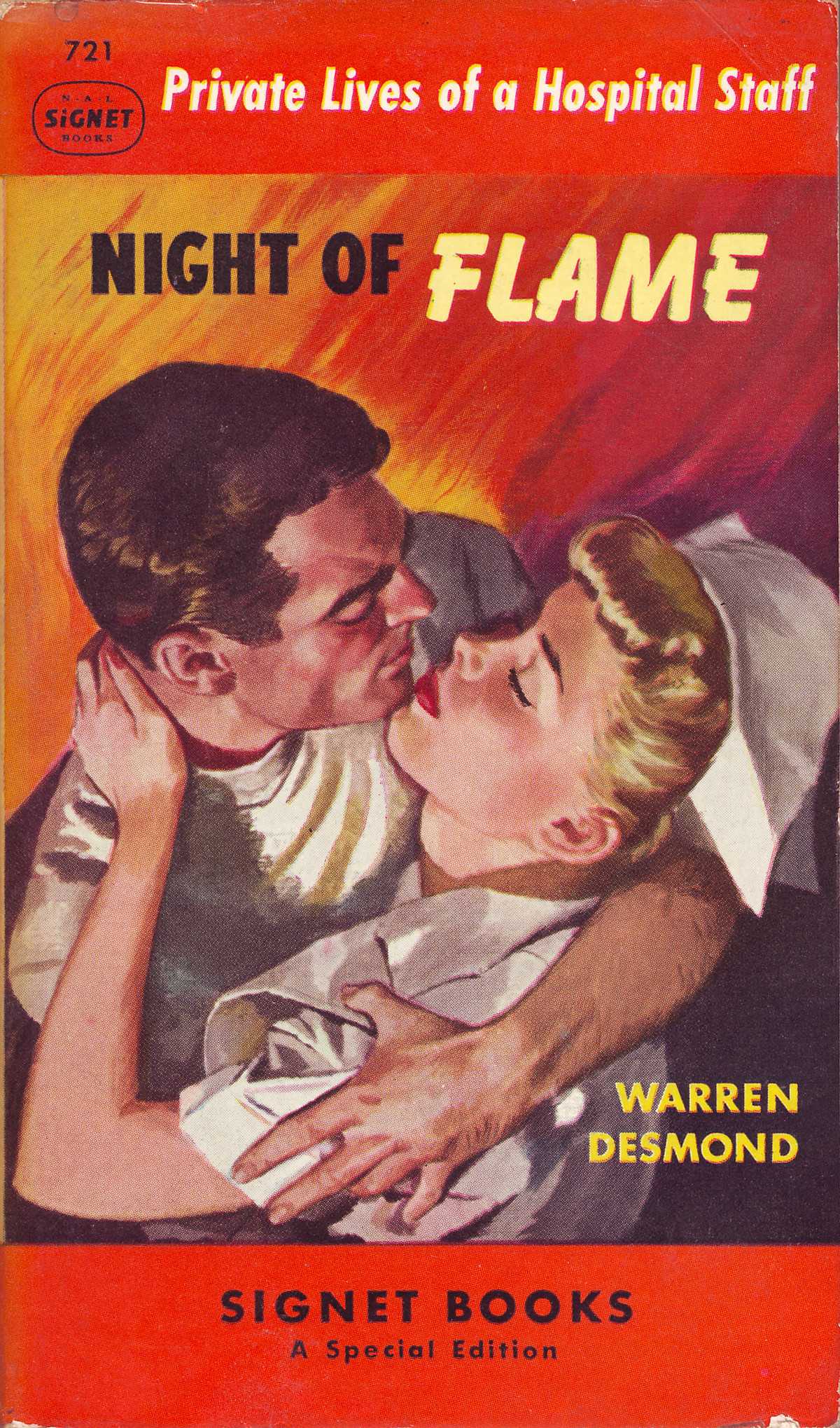 Night of Flame -- Pulp Covers