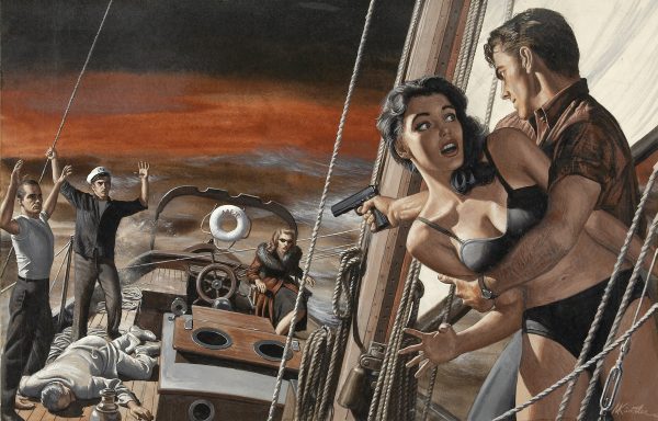 38680306-I'm_Taking_Over_the_Boat,_Male_story_illustration,_April,_1959