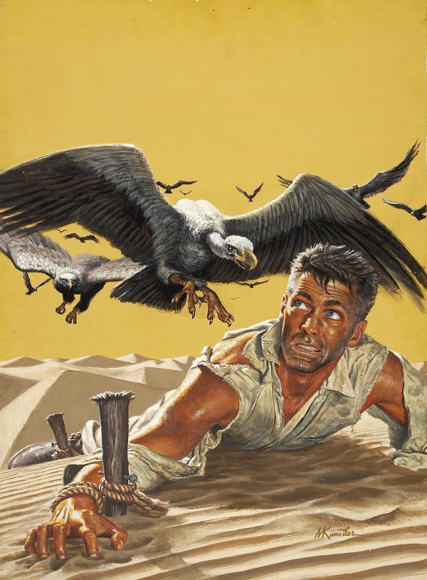 Staked Out In The Desert, True Adventures Cover, March 1957