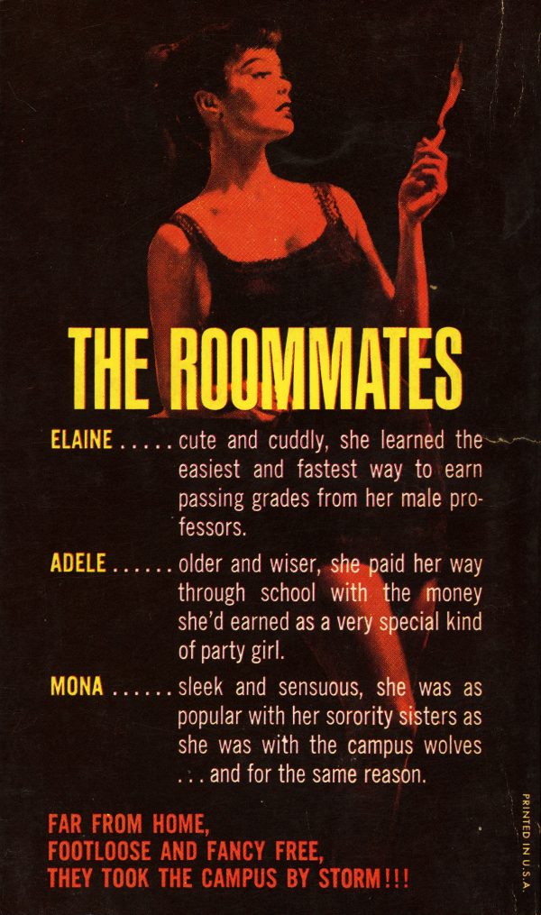 Midwood Books F343 - Joan Ellis - Girls Dormitory (back)