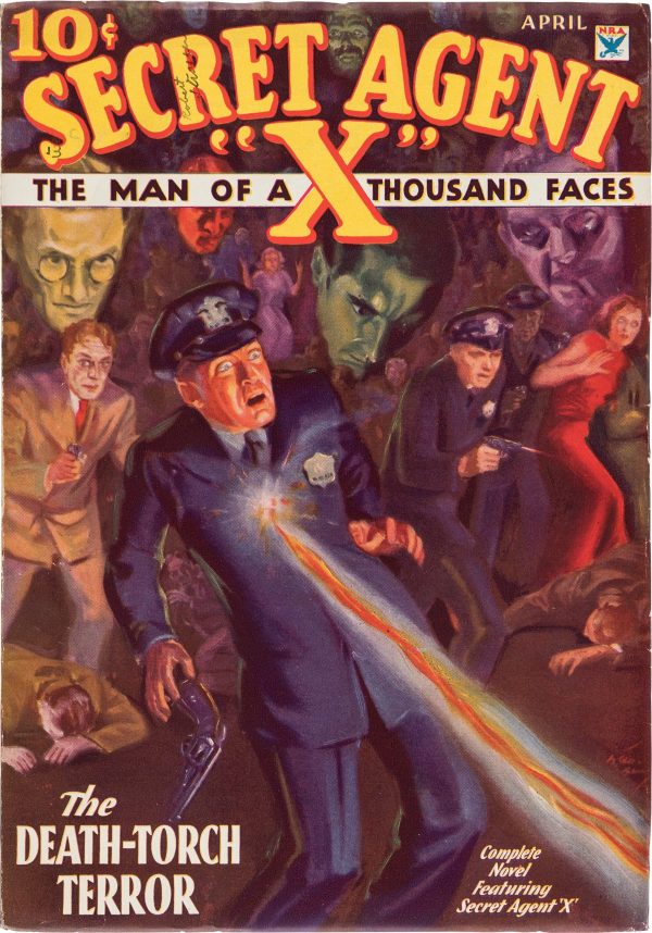Secret Agent X - April 1934