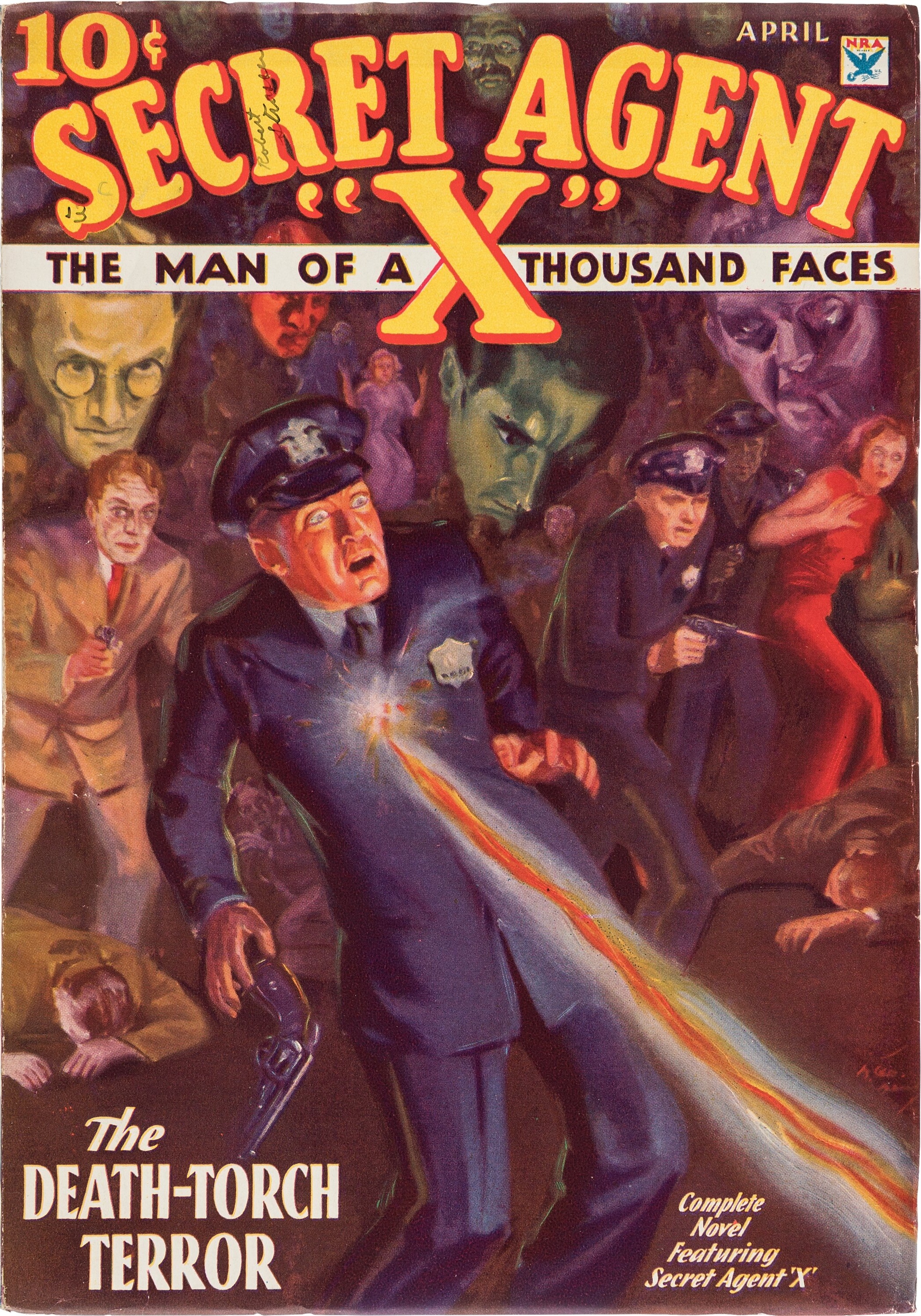 Secret Agent X - April 1934