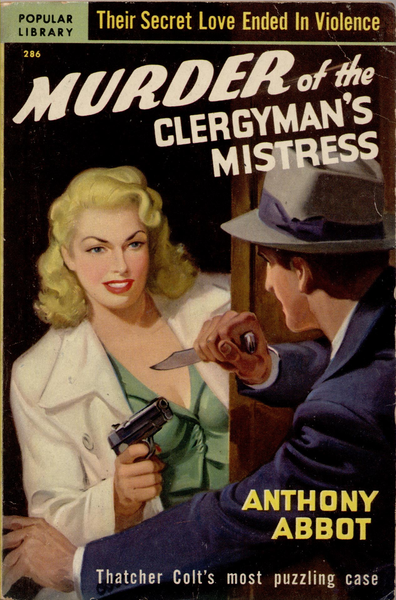 Murder of the Clergyman’s Mistress -- Pulp Covers
