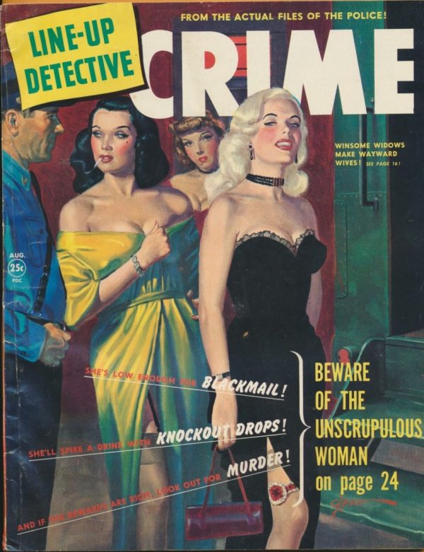 Line Up Detective Crime 1951 August