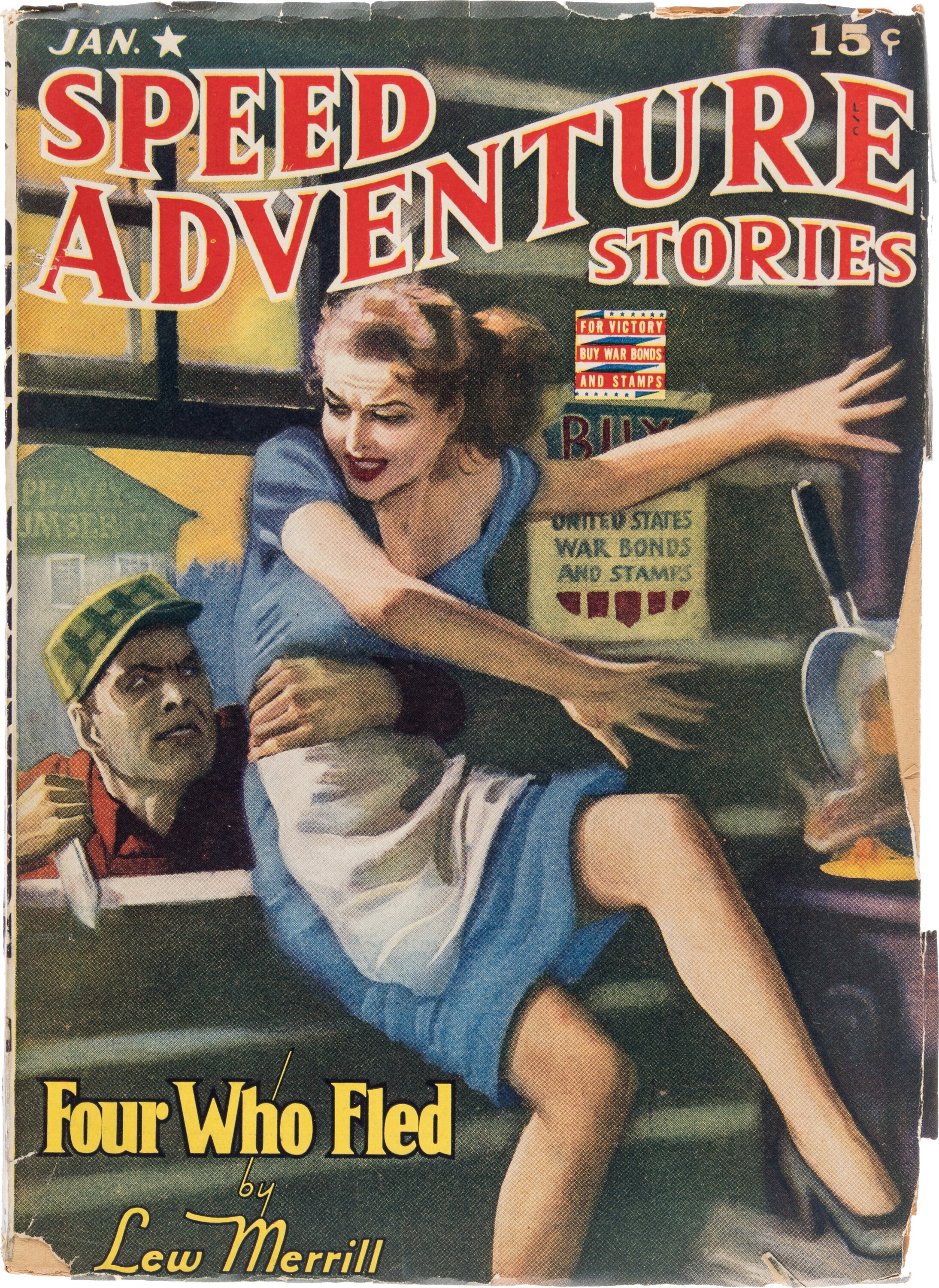 Speed Adventure Stories - January 1943