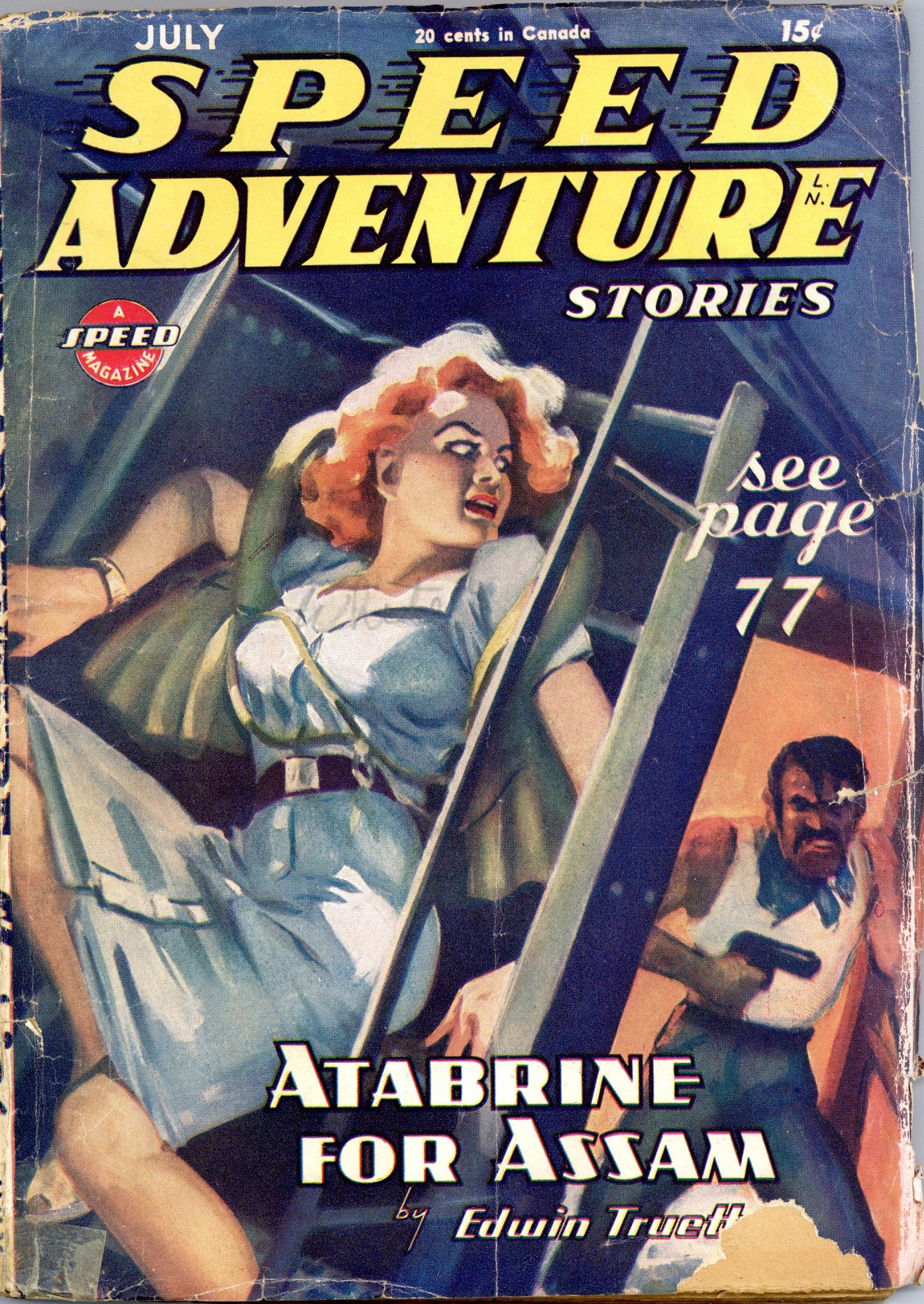 Speed Adventure Stories July 1945