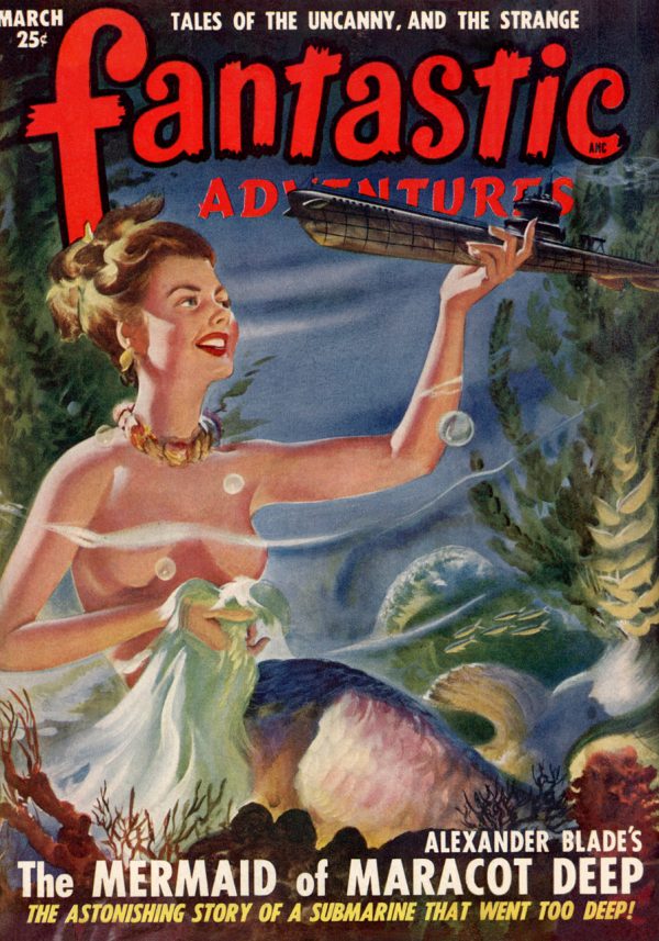 Jul 1950 FANTASTIC ADVENTURES Pulp Magazine-Raymond Jones Cover VG-Fine L4665 
