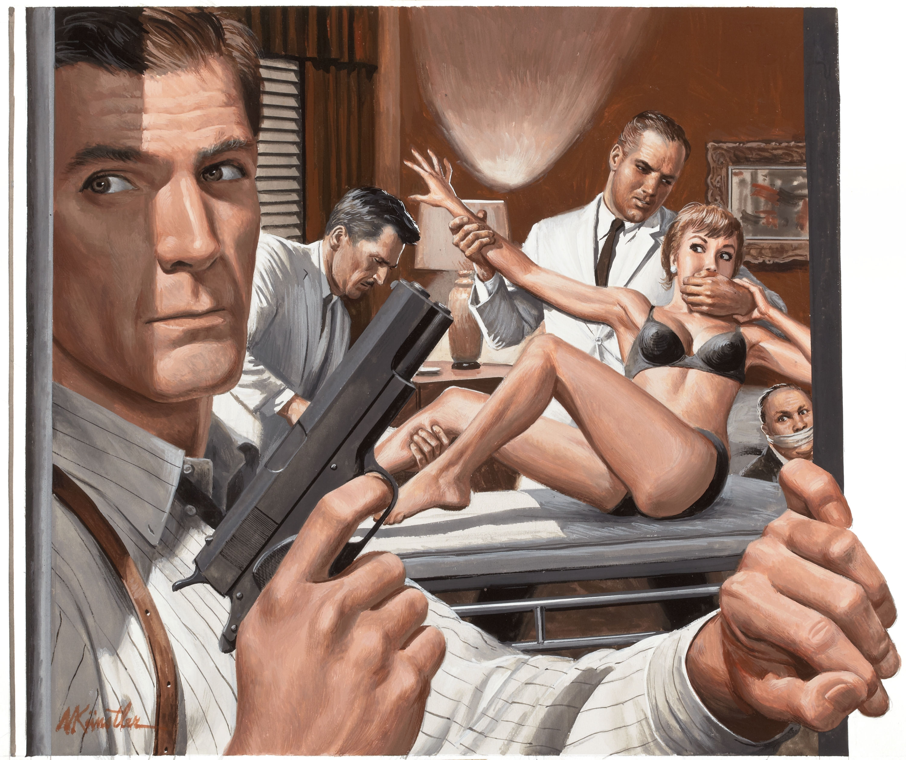 Redhead Swinger -- Pulp Covers image image picture