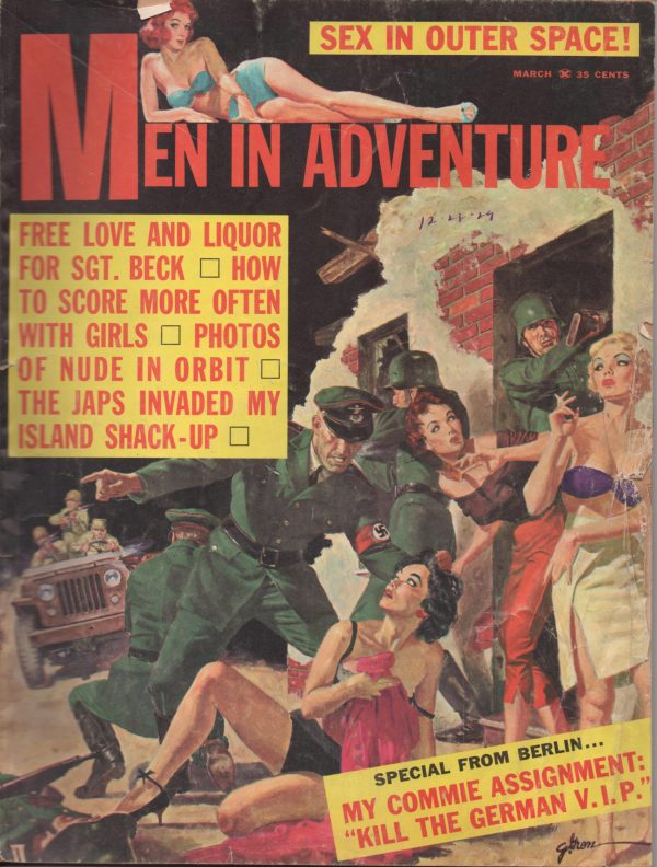 MEN IN ADVENTURE March 1962 2-1
