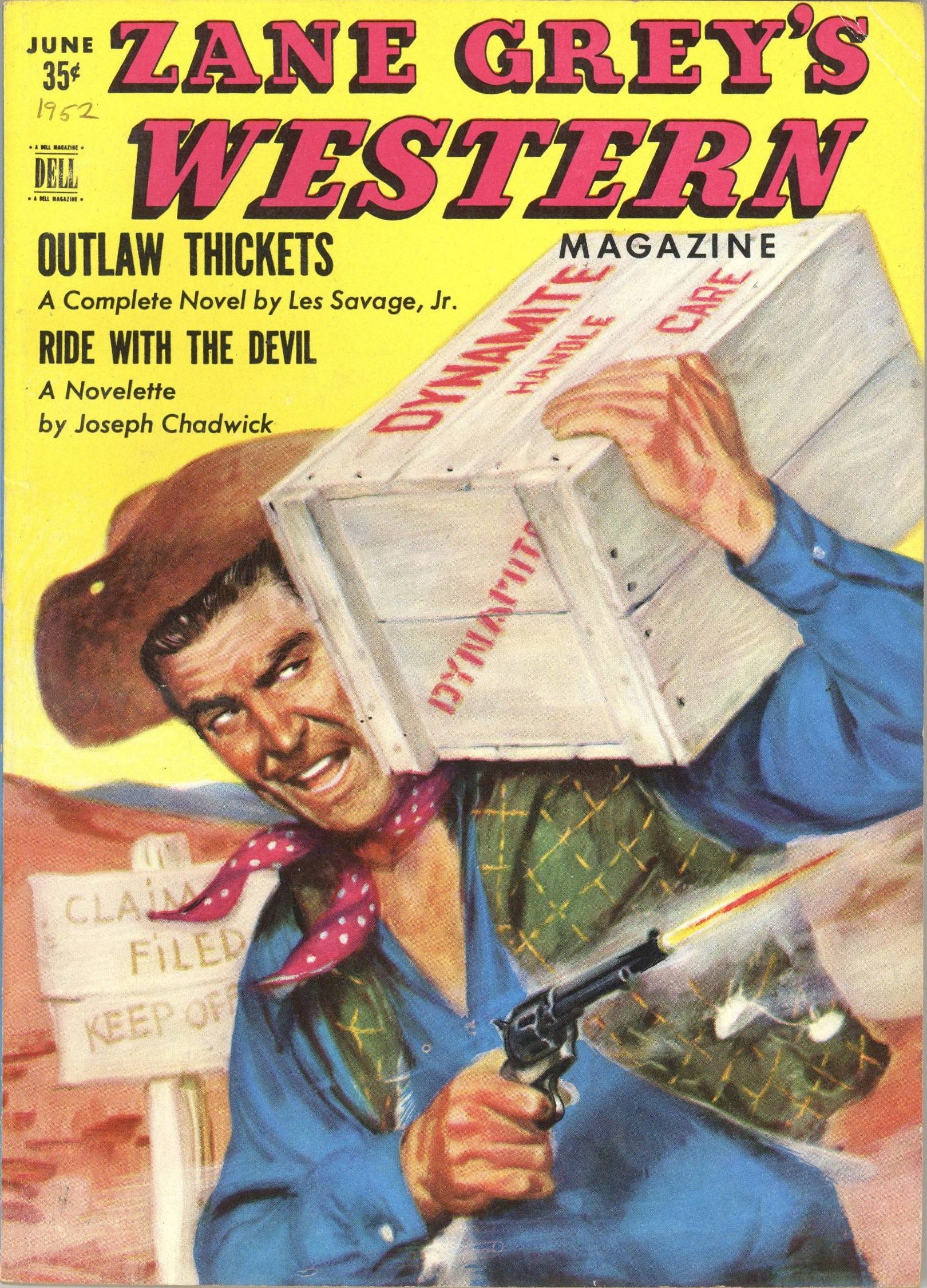 Zane Grey's Western Magazine June 1952