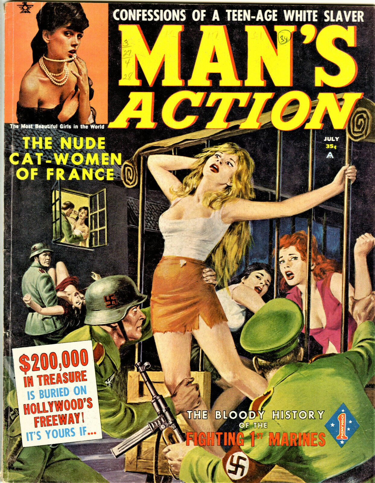 Man's Action Magazine August 1962