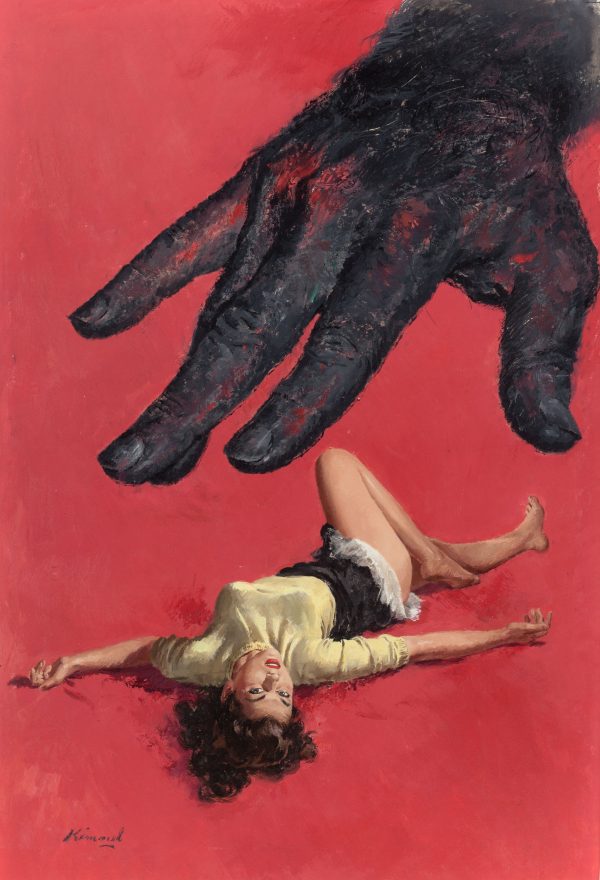 The Corpse With Sticky Fingers, paperback cover, 1952