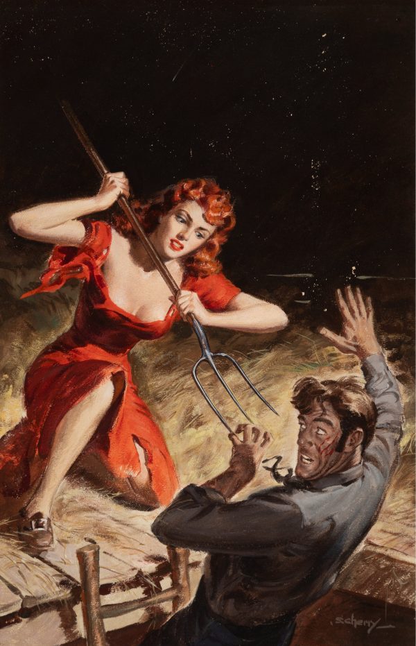 Bound Girl paperback cover, 1950