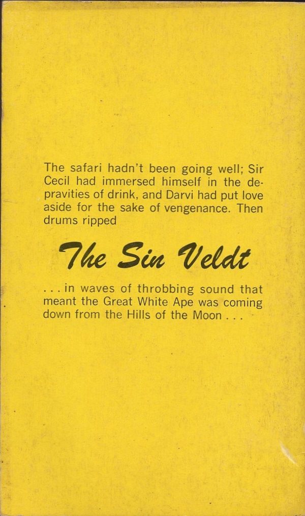 Leisure Books LB1152 - The Sin Veldt (1966) back