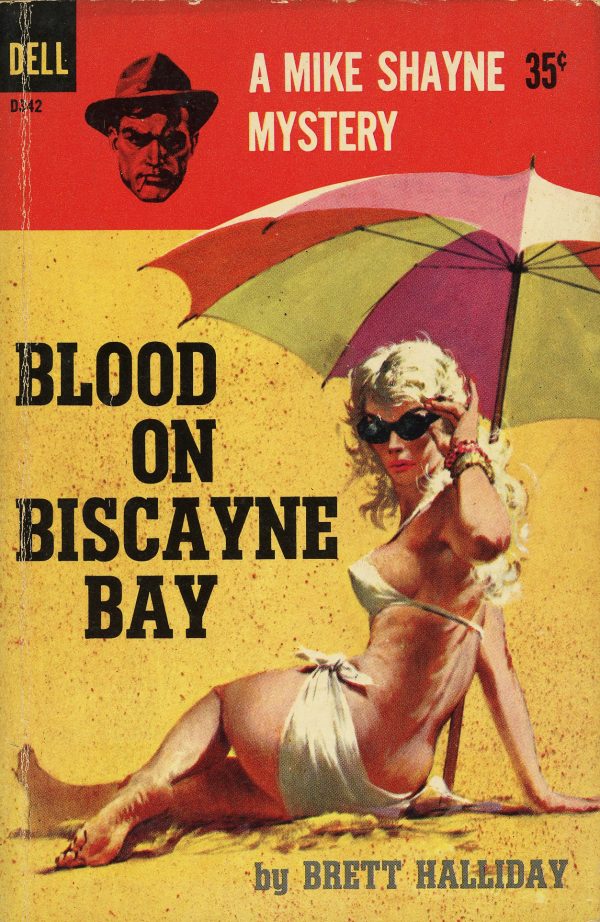 8660709204-Dell Books D342, 1960-brett-halliday-blood-on-biscayne-bay