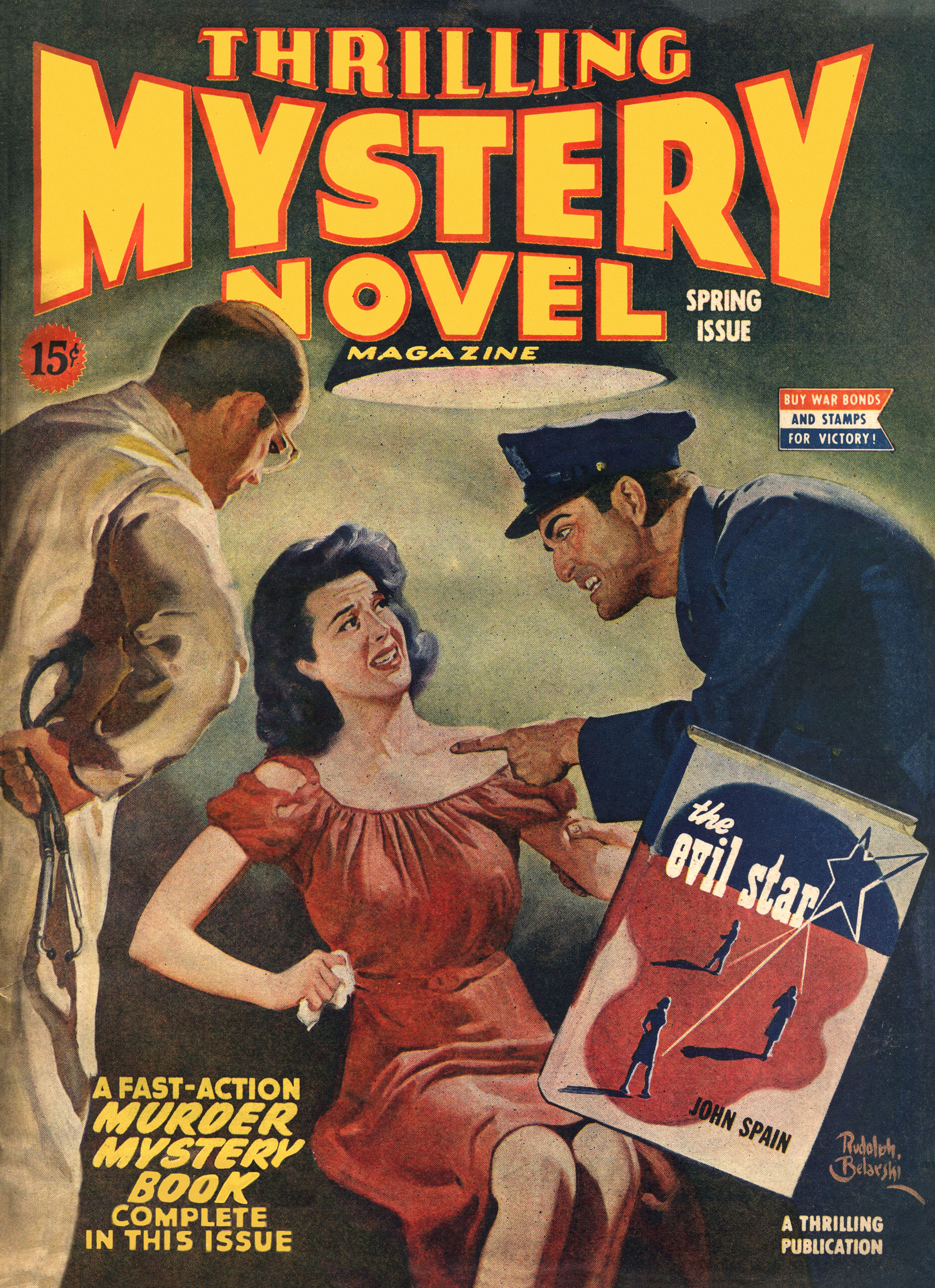 Thrilling Mystery Novel 1945 spring