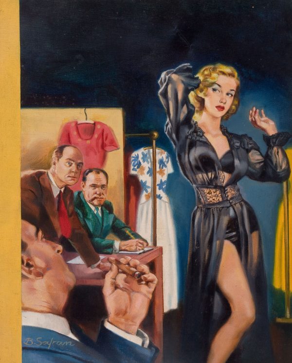 Bernard Safran The Indiscretions Of A French Model, Paperback Cover, 1953