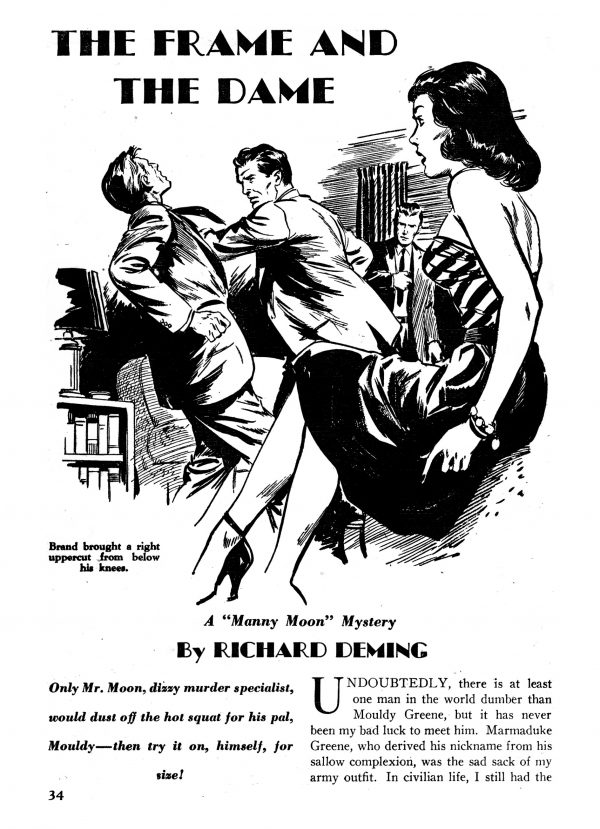 Dime Detective Magazine #272 April 1953 Page #034