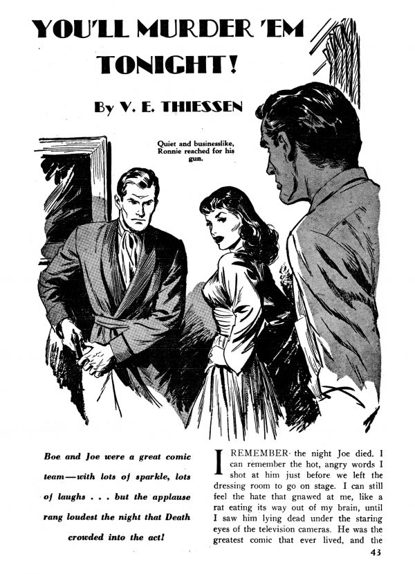 Dime Detective Magazine #272 April 1953 Page #043