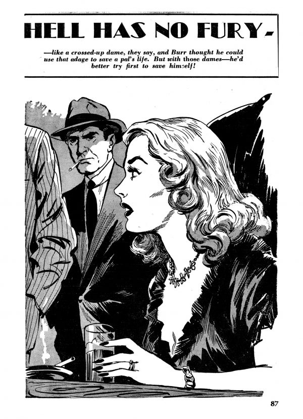 Dime Detective Magazine #272 April 1953 Page #087