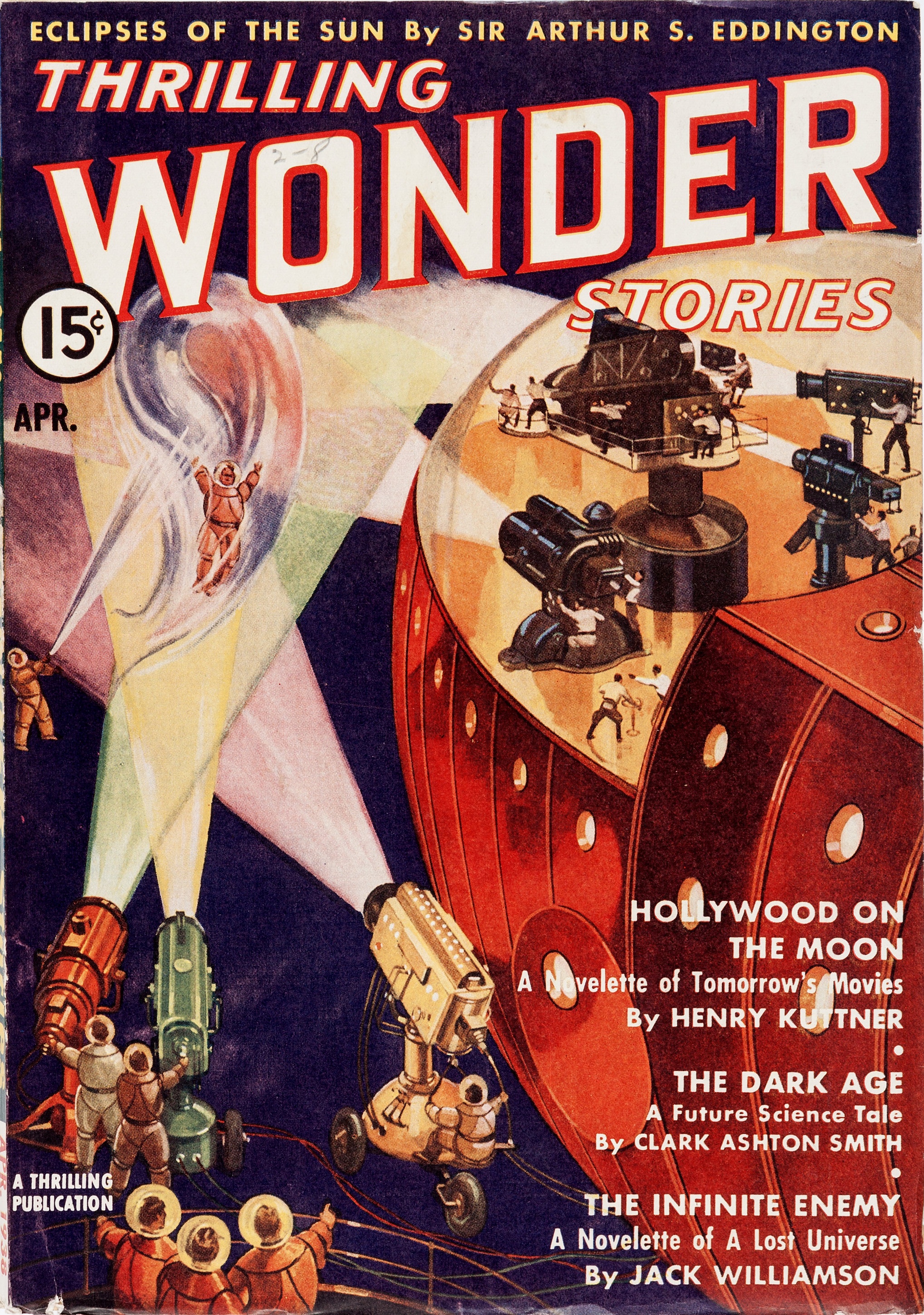 This cover story was later republished in Startling Stories, July 1949 Also...