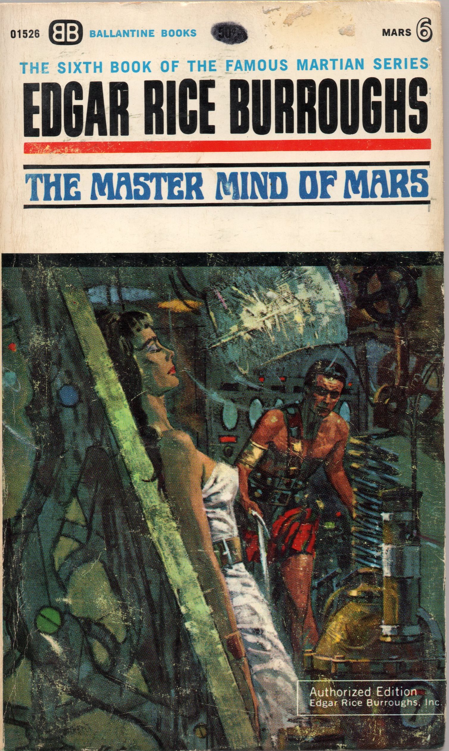 The Master Mind of Mars (1969) -- Pulp Covers