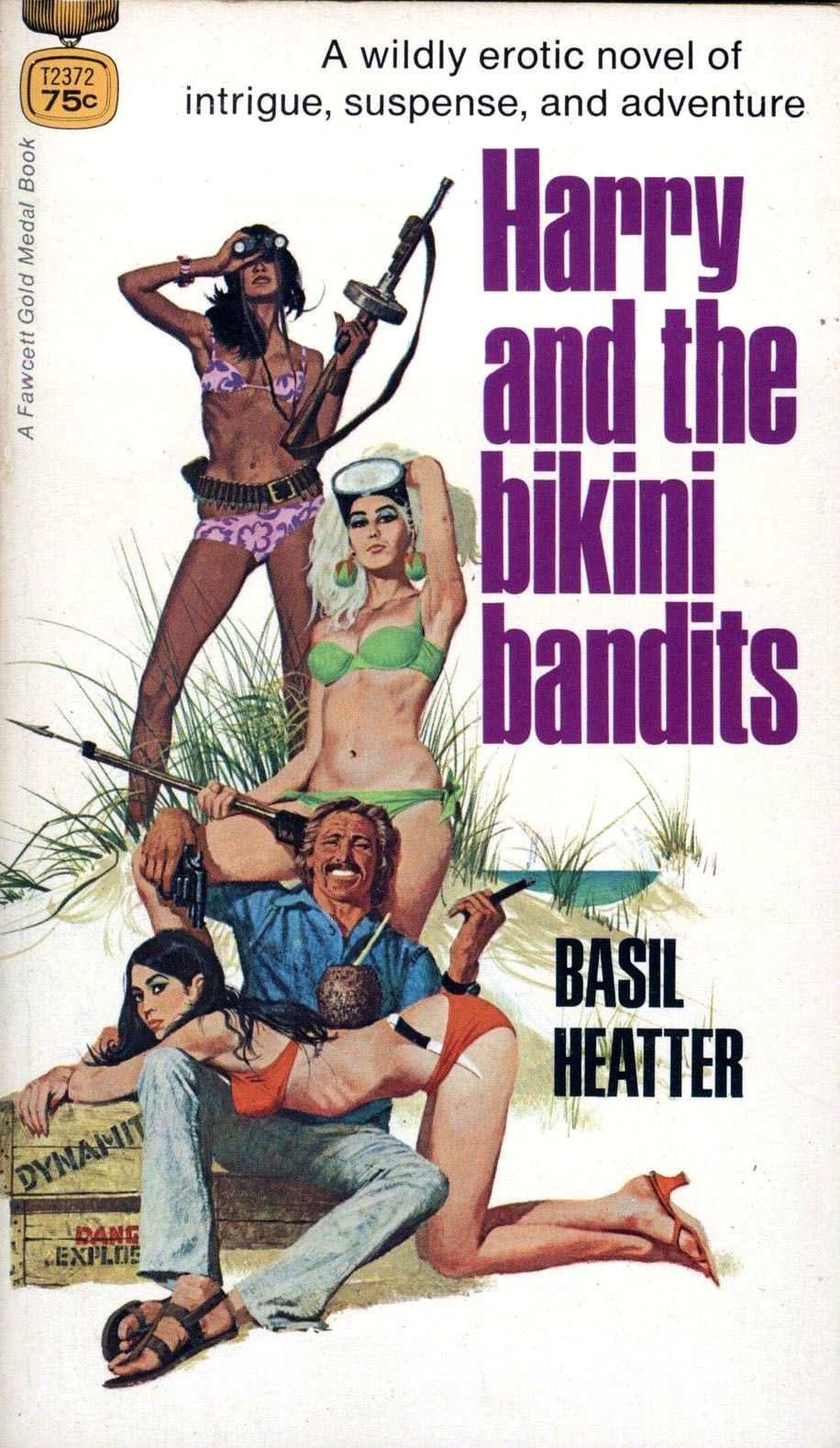 Do auroch Elemental Harry and the Bikini Bandits -- Pulp Covers