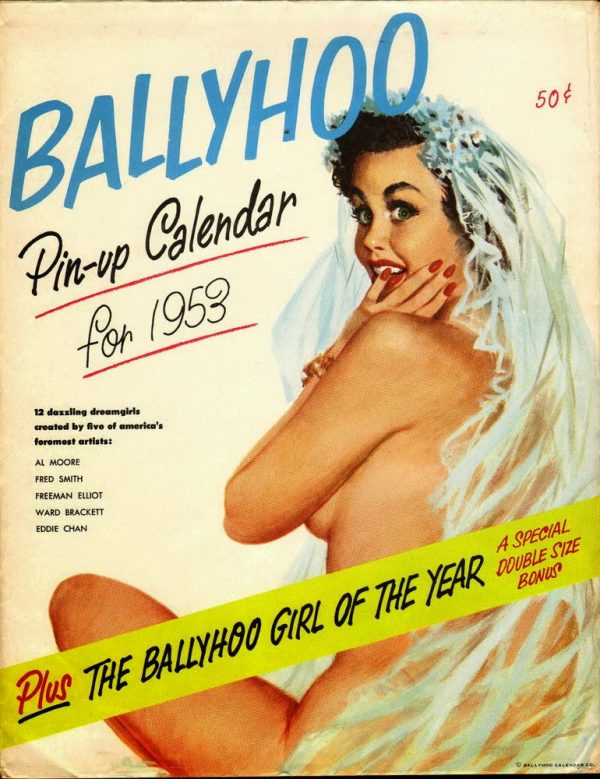 1953 pinup calendar