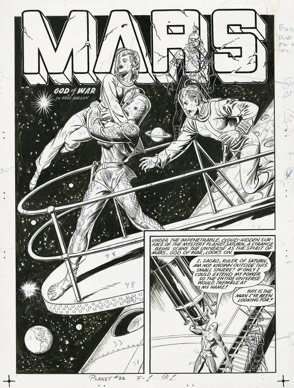 Planet Comics #22 Mars God of War
