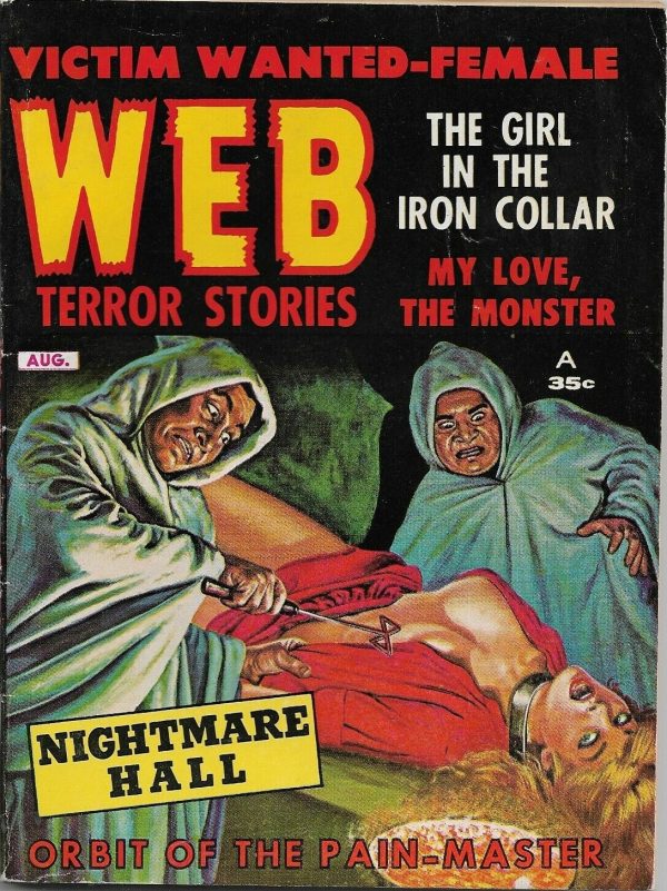 Web Terror Stories Aug 1962
