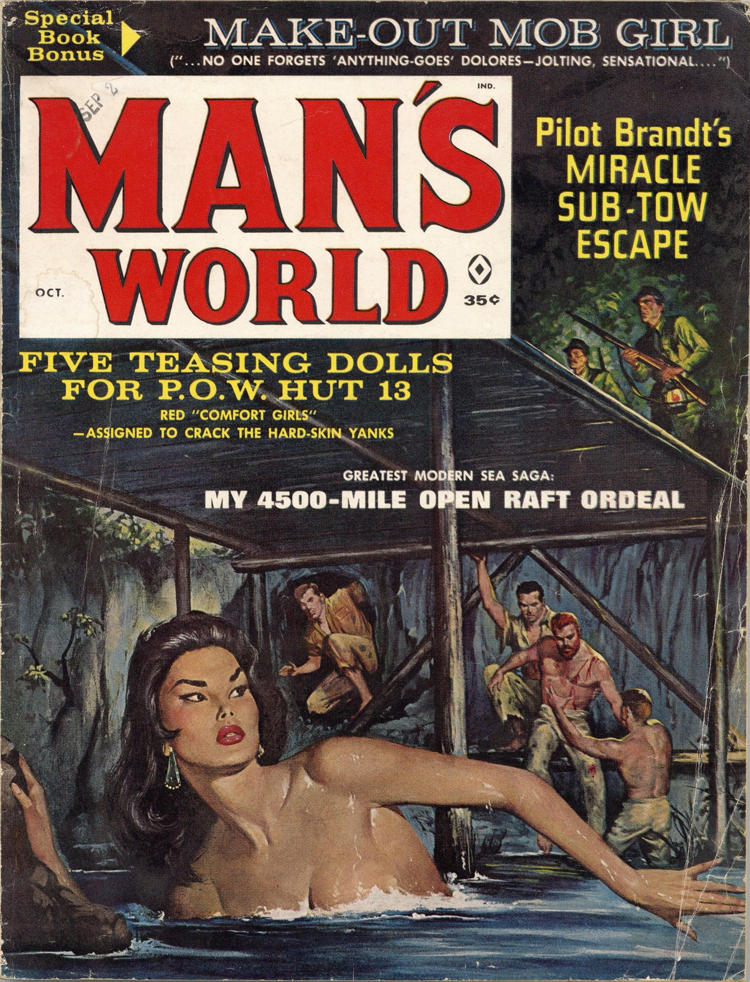 Man's World Magazine October 1962