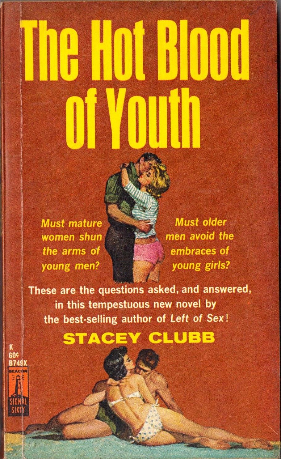 The Hot Blood Of Youth -- Pulp Covers image image