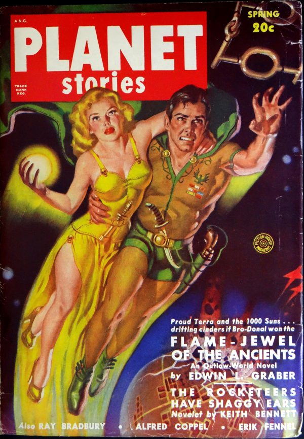 Planet Stories Vol. 4, No. 6 (Spring 1950).  Cover by Allen Anderson