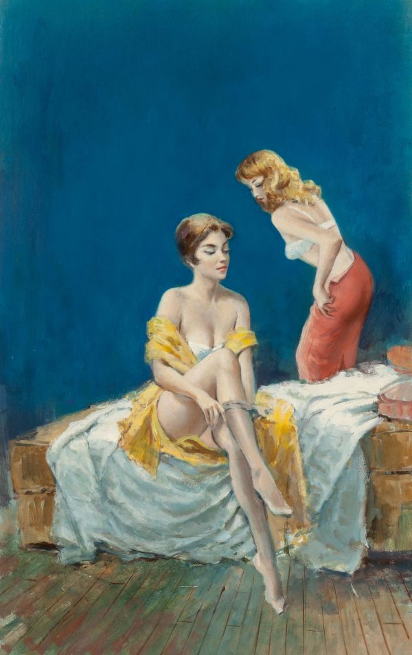 Twisted Loves of Nym O'Sullivan, paperback cover, 1960