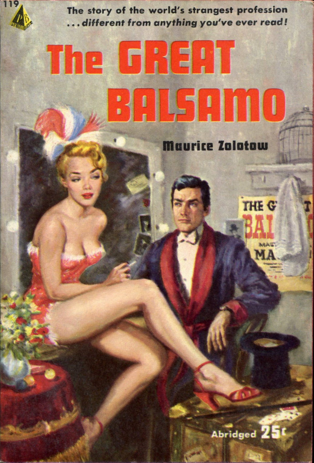 47065681372-Maurice Zolotow. The Great Balsamo [Brooklyn Youngster]. Pyramid, 1954.