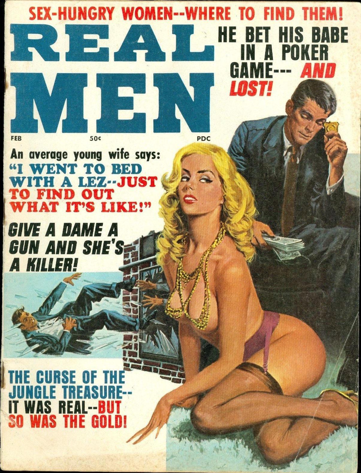 He Bet His Babe In A Poker Game — And Lost! -- Pulp Covers picture