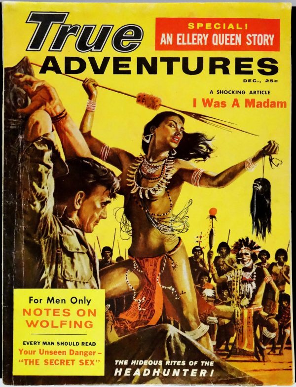 True Adventures (Dec., 1958). Cover Art by John Styga