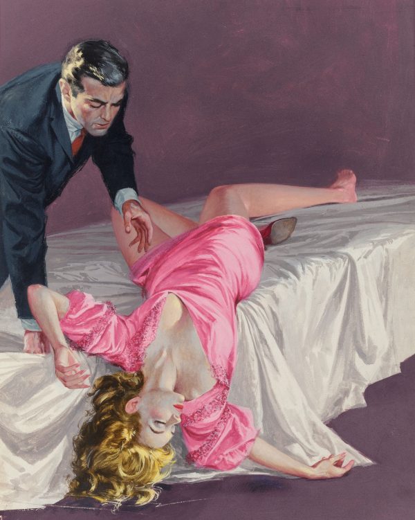 Dead in Bed, paperback cover, 1959