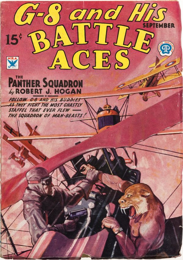 G-8 and His Battle Aces - September 1934