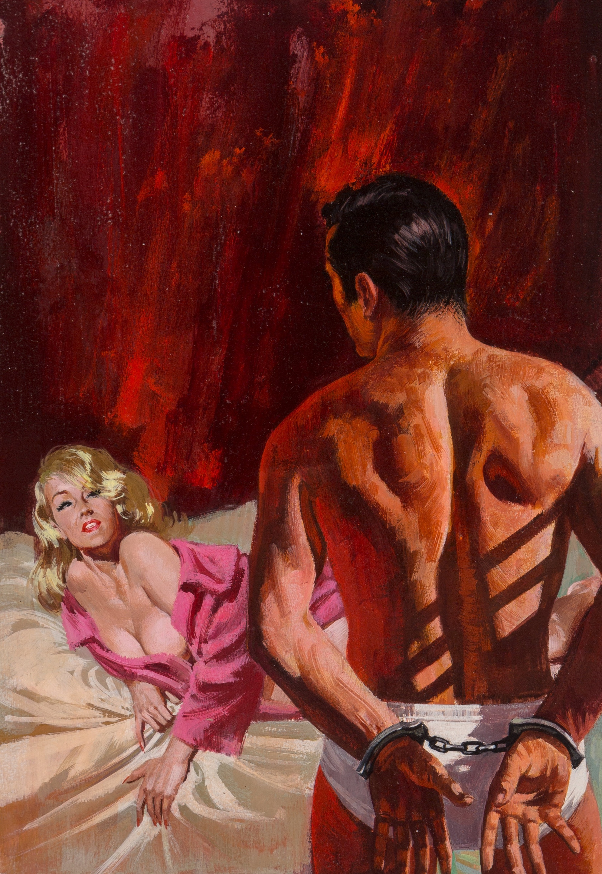 Passion's Captive paperback cover, 1966