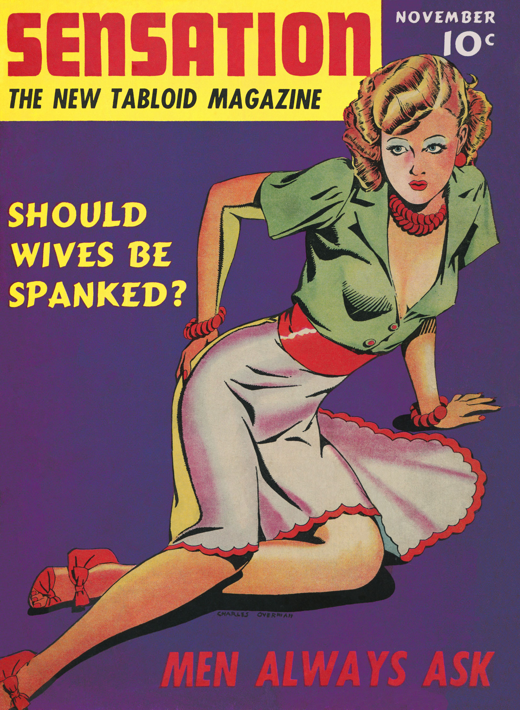 Should Wives Be Spanked? -- Pulp Covers