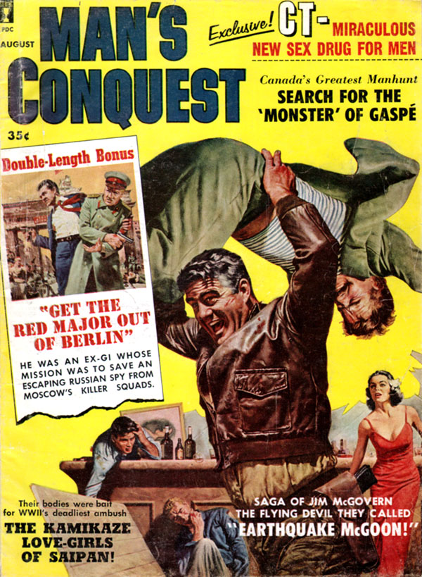 Man's Conquest August 1960
