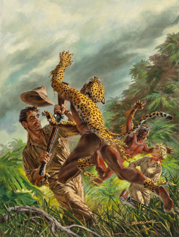 Killer Leopardmen, Fury magazine cover, January 1957
