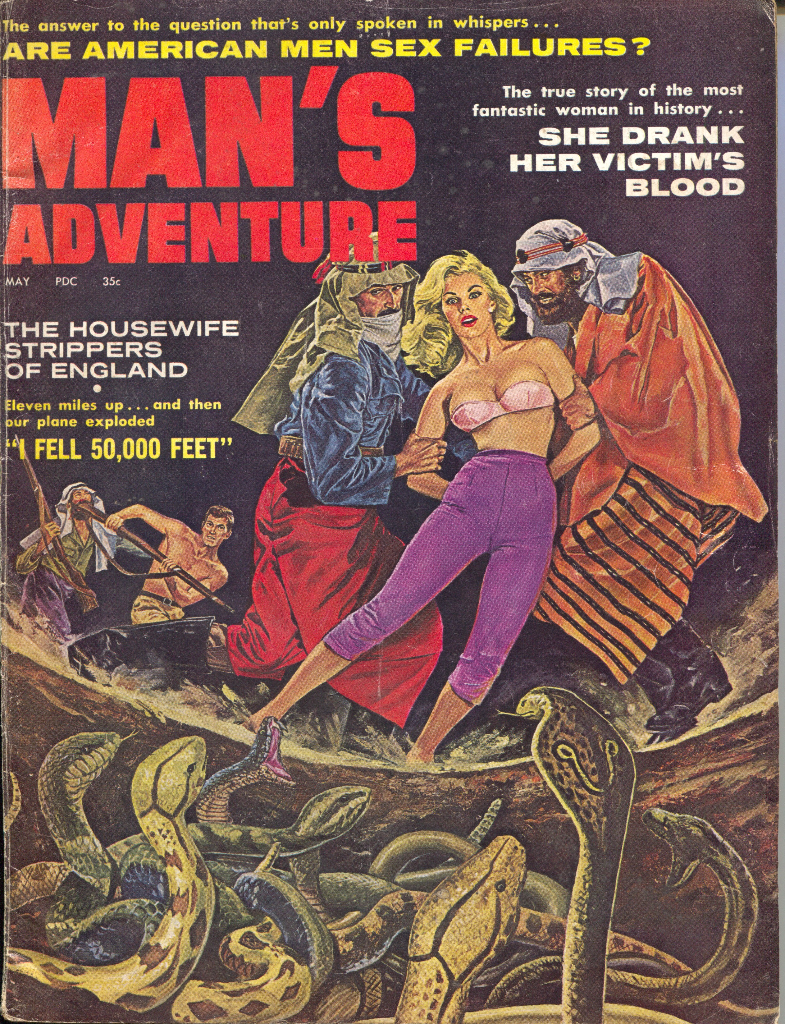 Are American Men Sex Failures / Wife-Swap For Traveling Men -- Pulp Covers pic