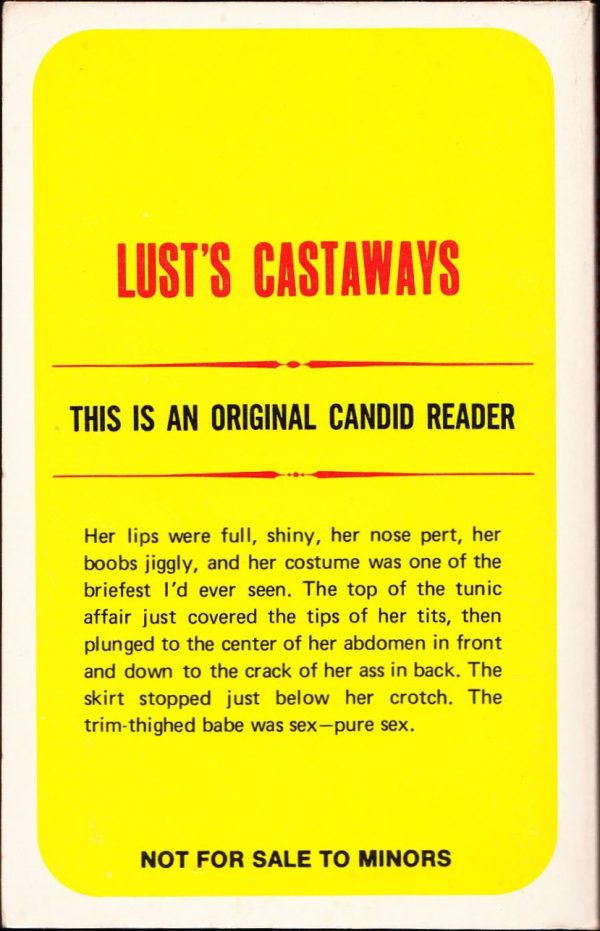 Candid Reader CA1025 - Lust's Castaways (1970) back
