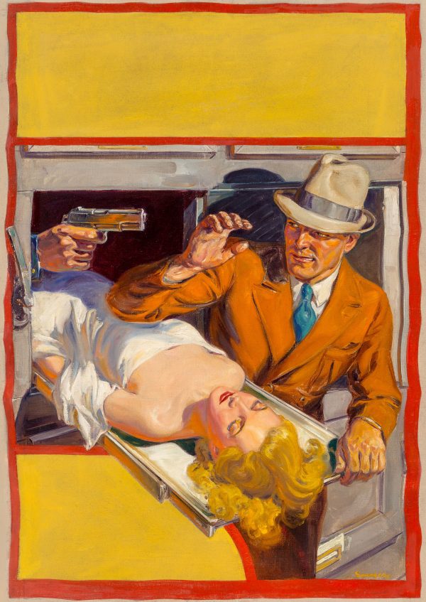 Ten Detective Aces pulp magazine cover, April 1938