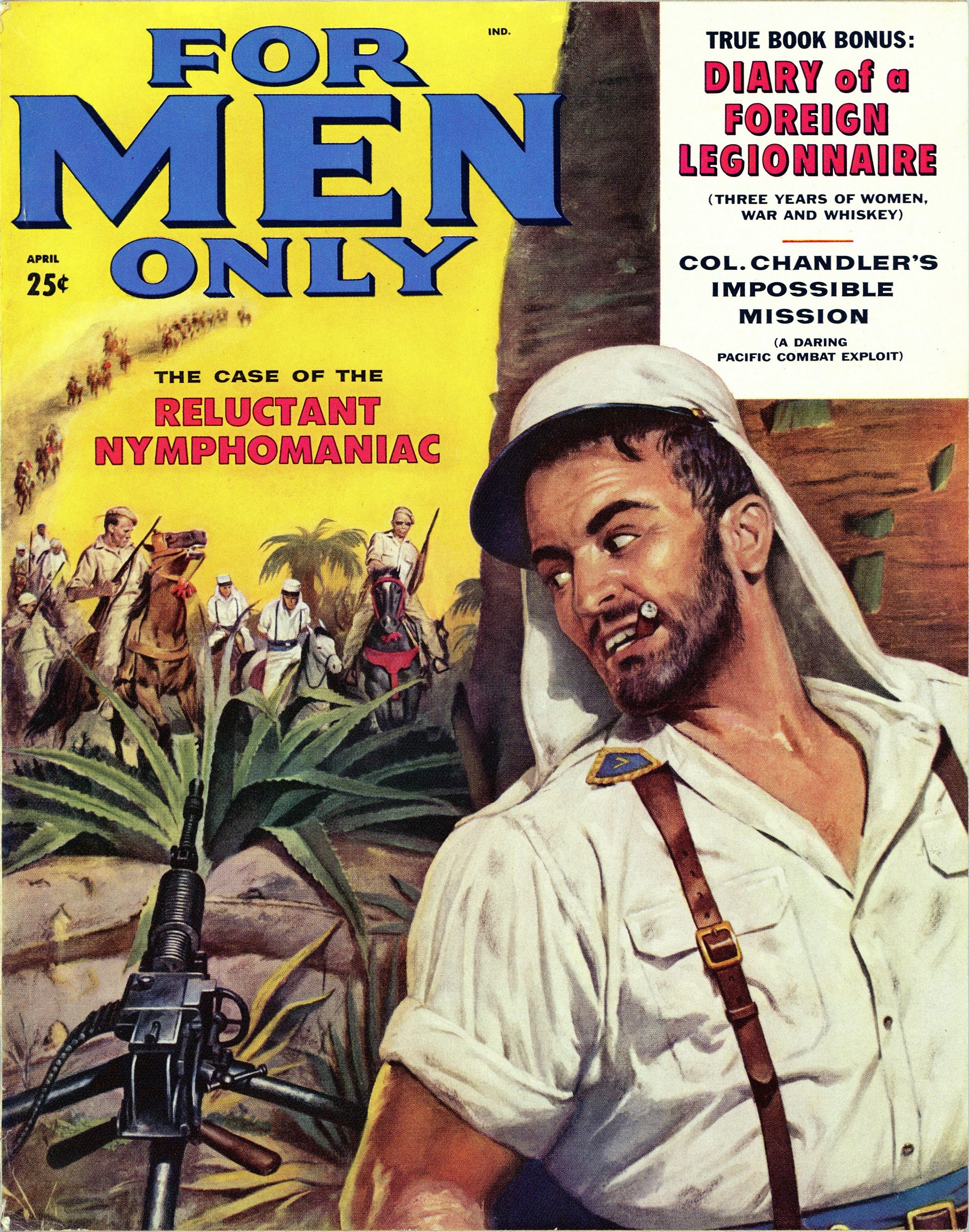 April 1958 For Men Only